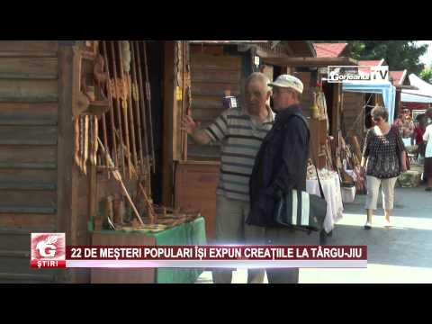 22 DE MEȘTERI POPULARI ÎȘI EXPUN CREAȚIILE LA TÂRGU-JIU