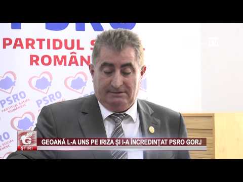 GEOANĂ L-A UNS PE IRIZA ȘI I-A ÎNCREDINȚAT PSRO GORJ