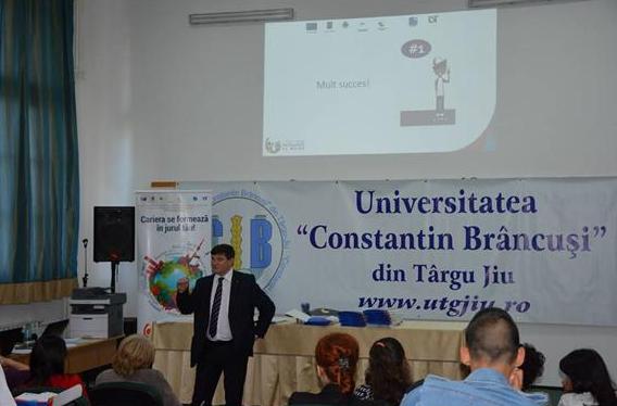 A XVIII-a Conferinţă de Management al Carierei la Universitatea “Constantin Brâncuşi” din Târgu-Jiu