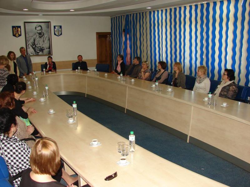 Profesori din Lituania, la Primăria Târgu-Jiu