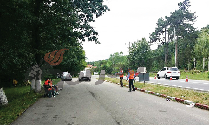 Şoferii, opriţi în trafic la Drăgoieni şi Frânceşti