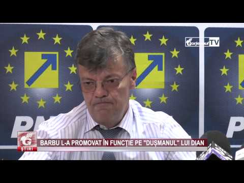 BARBU L-A PROMOVAT ÎN FUNCȚIE PE „DUȘMANUL” LUI DIAN