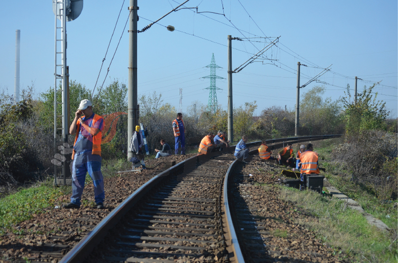 Lucrări feroviare, pe ruta Musculeşti-Bărbăteşti