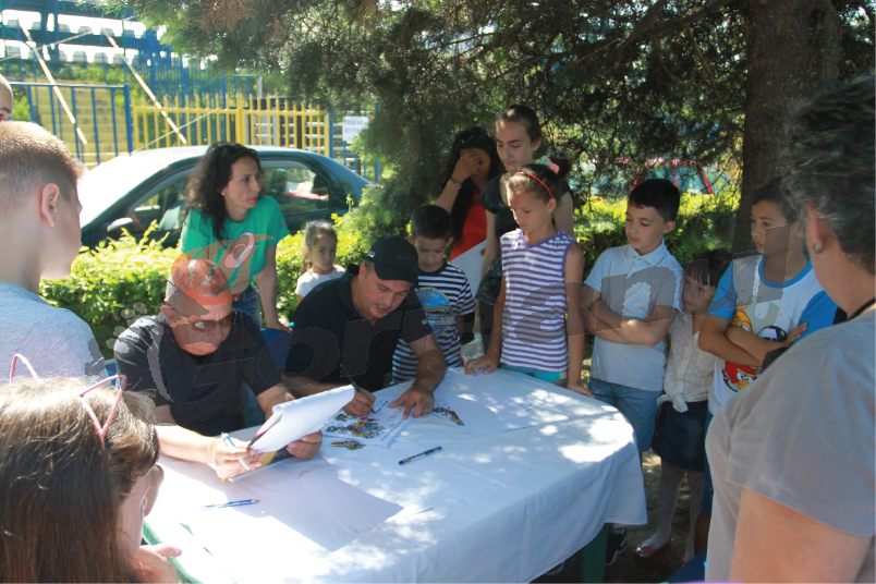 Copiii au alergat de ziua lor