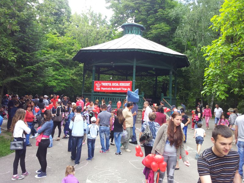 Tinerii social democraţi au împărţit bucurii pentru copii