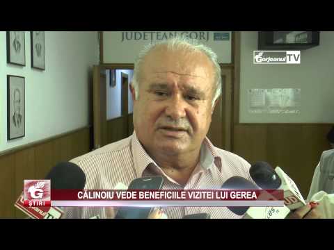 CĂLINOIU VEDE BENEFICIILE VIZITEI LUI GEREA
