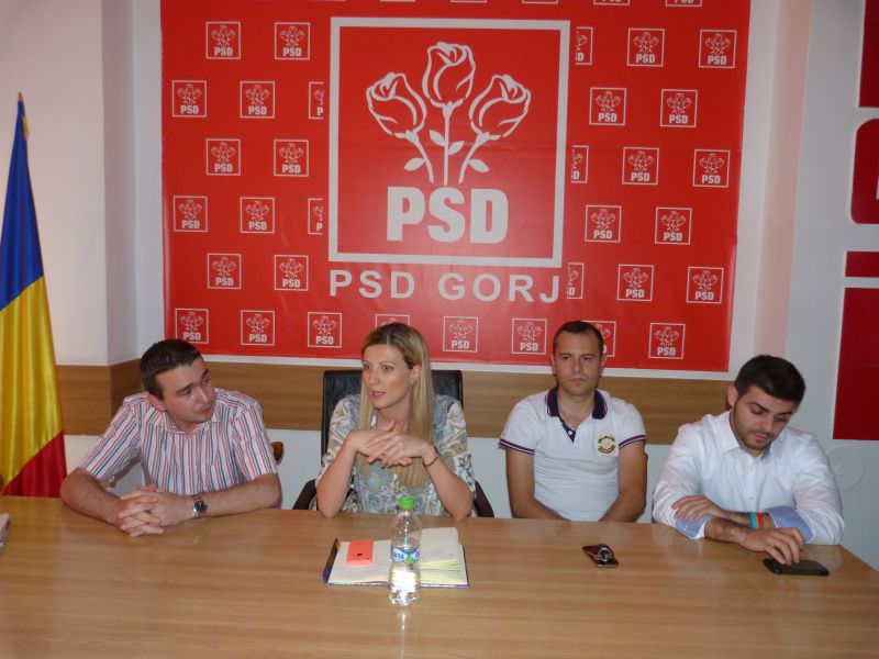 Podaşcă, la întâlnire cu tinerii social-democraţi din Gorj