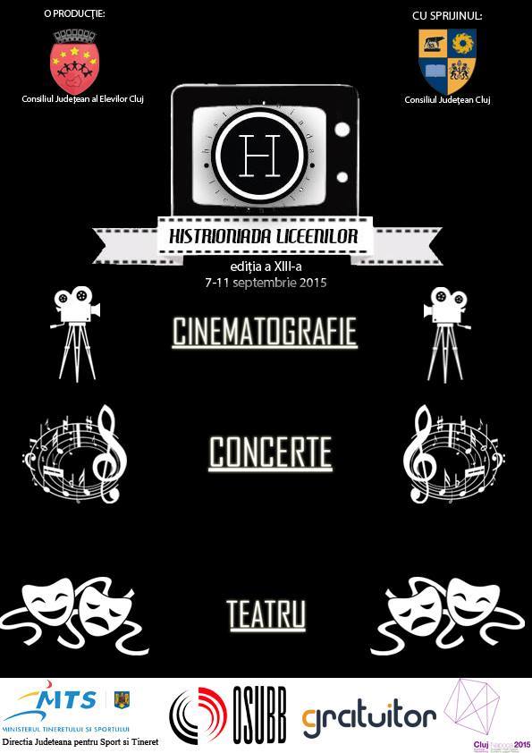 Liceenii pasionaţi de teatru şi cinematografie, invitaţi să participe la Histrioniada