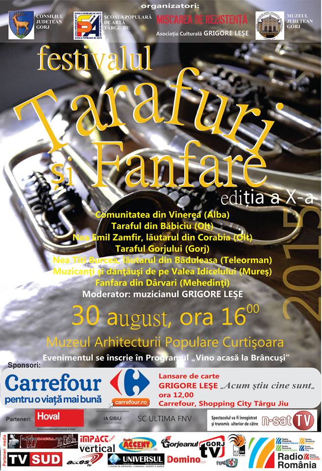 Gorjenii, aşteptaţi la Festivalul Tarafurilor şi Fanfarelor