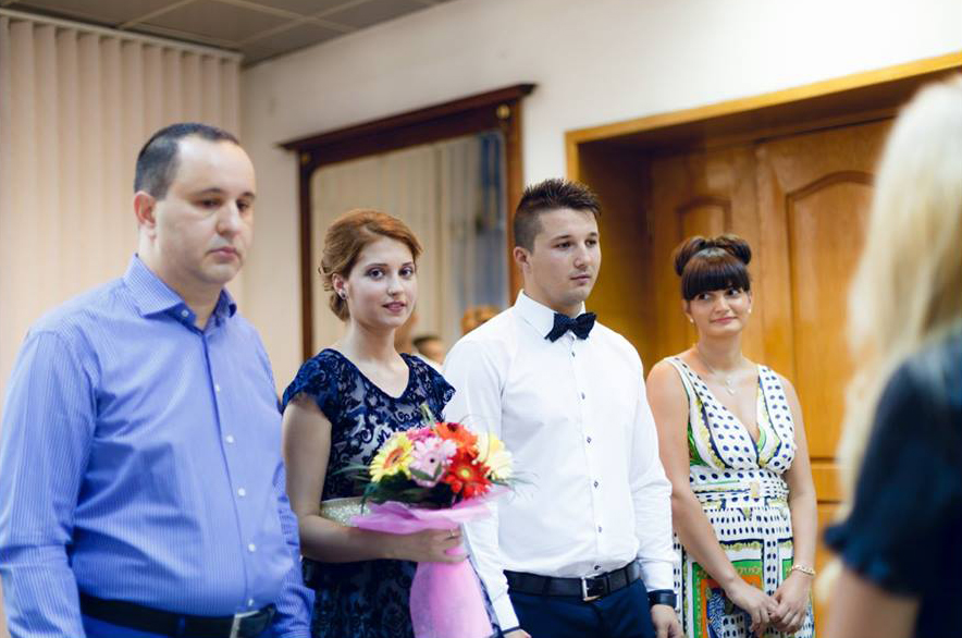 Soţii Surupăceanu, naşi de cununie