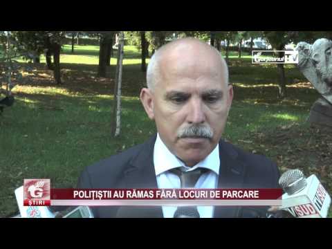POLIȚIȘTII AU RĂMAS FĂRĂ LOCURI DE PARCARE
