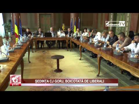 ȘEDINȚA CJ GORJ, BOICOTATĂ DE LIBERALI