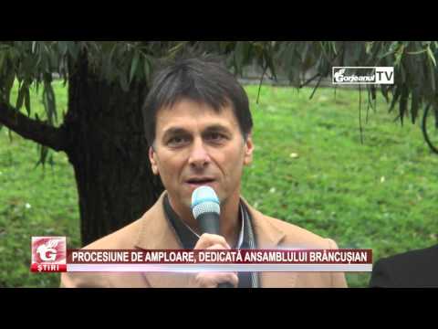 PROCESIUNE DE AMPLOARE, DEDICATĂ ANSAMBLULUI BRÂNCUȘIAN