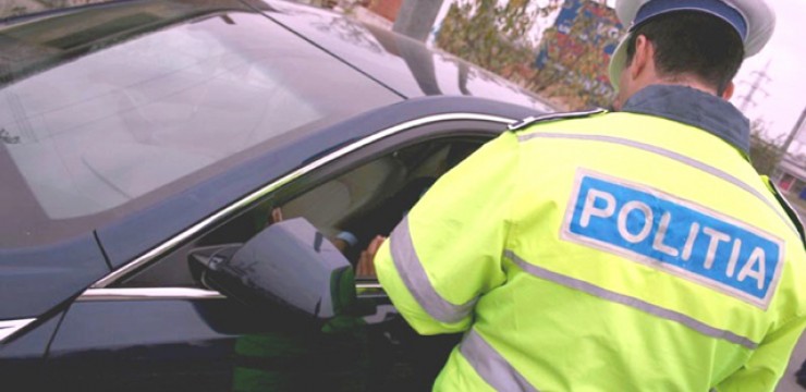 Infracţiuni rutiere sancţionate de poliţişti