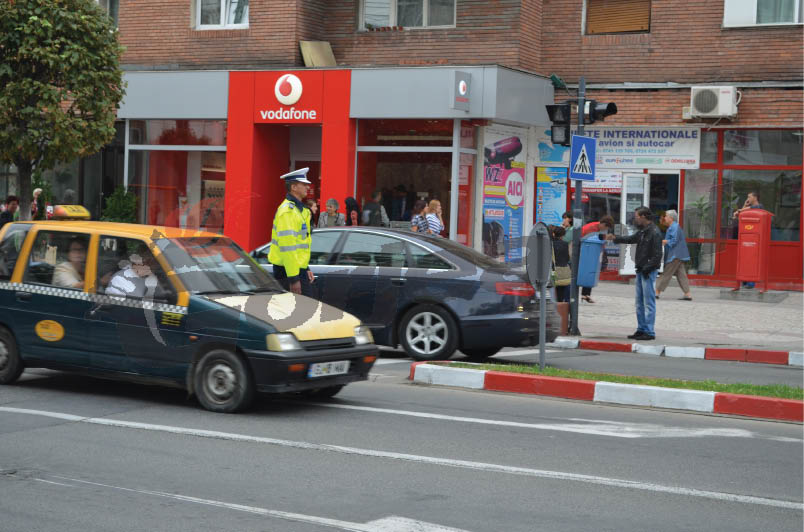 Accident provocat de un şofer neatent