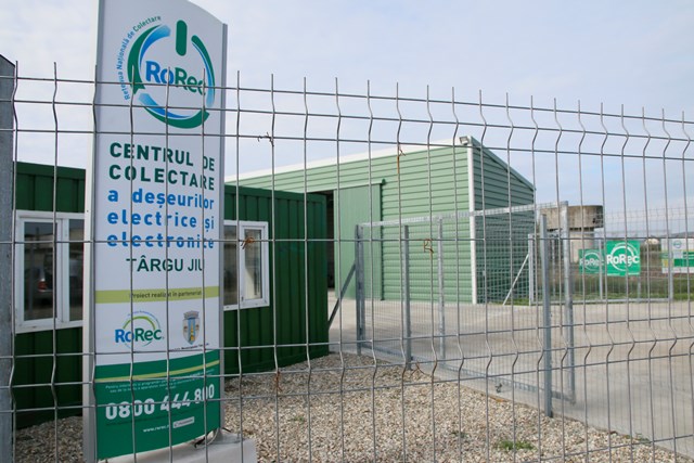 Centrul de colectare a deşeurilor electrice şi electronice, la Târgu-Jiu