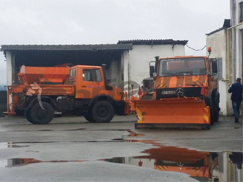 Primele transporturi de sare pentru deszăpezire au ajuns în Gorj