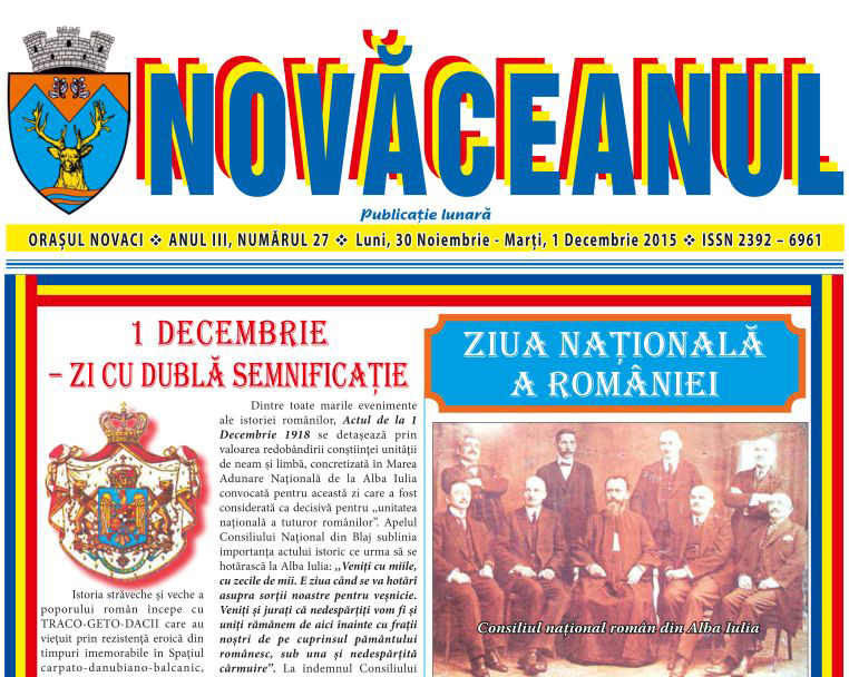 Prin dăruire necondiţionată – Novăcenii – cei mai patrioţi dintre gorjeni şi la 1 Decembrie!