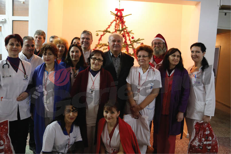 CJ Gorj l-a adus pe Moş Crăciun la Spitalul Judeţean Târgu-Jiu