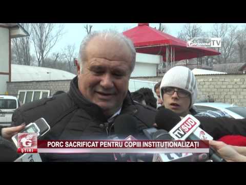 PORC SACRIFICAT PENTRU COPIII INSTITUȚIONALIZAȚI