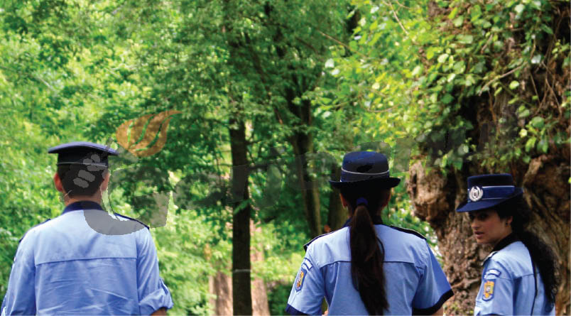 Viitori poliţişti şi jandarmi, stagiu de practică în Gorj