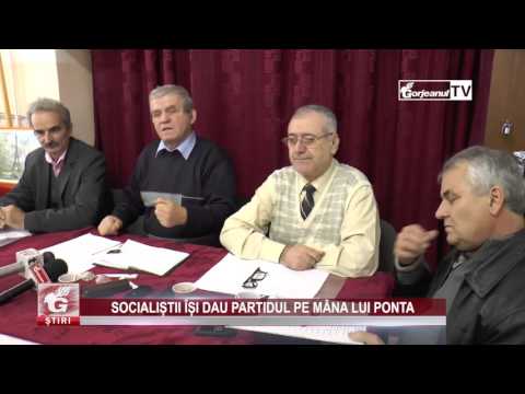 SOCIALIȘTII ÎȘI DAU PARTIDUL PE MÂNA LUI PONTA