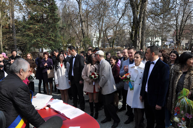 Cinci cupluri își vor uni destinele de Sfântul Valentin, la Târgu-Jiu