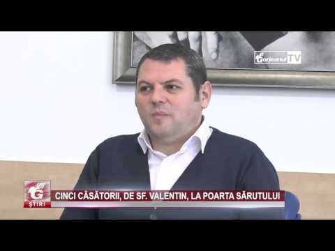 CINCI CĂSĂTORII, DE SF. VALENTIN, LA POARTA SĂRUTULUI