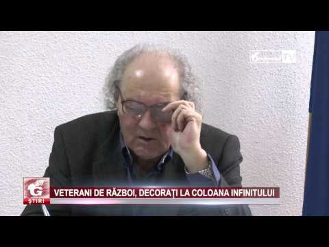 VETERANI DE RĂZBOI, DECORAȚI LA COLOANA INFINITULUI