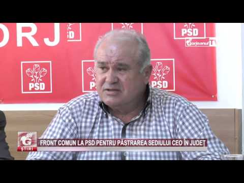 FRONT COMUN LA PSD PENTRU PĂSTRAREA SEDIULUI CEO ÎN JUDEȚ