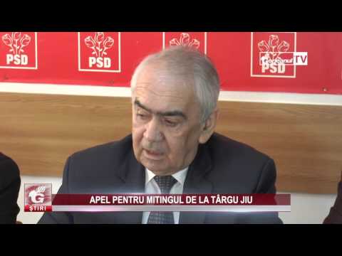 APEL PENTRU MITINGUL DE LA TÂRGU JIU