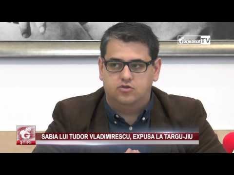 SABIA LUI TUDOR VLADIMIRESCU, EXPUSĂ LA TÂRGU-JIU