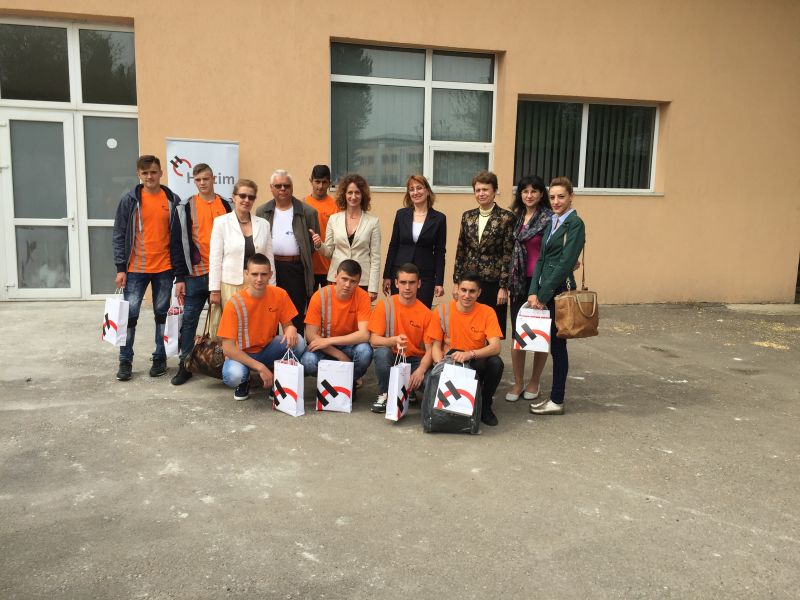 MESERIA “BRĂȚARĂ DE AUR” la Colegiul Tehnic “Ion Mincu“ Târgu-Jiu – Concurs Național “ZIDARUL PRICEPUT”, organizat de Holcim România la București