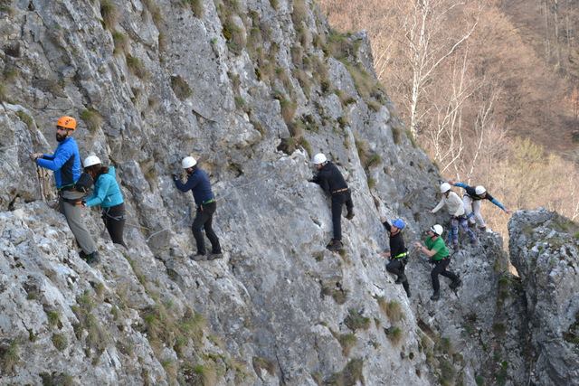 Sezonul de escaladă, deschis oficial în „Oltenia de sub munte”