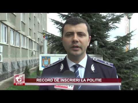 RECORD DE ÎNSCRIERI LA POLIȚIE