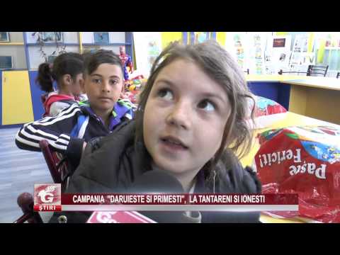 CAMPANIA ”DĂRUIEȘTE ȘI PRIMEȘTI”, LA ȚÂNȚĂRENI ȘI IONESTI