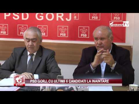 PSD GORJ, CU ULTIMII 6 CANDIDAȚI LA ÎNAINTARE