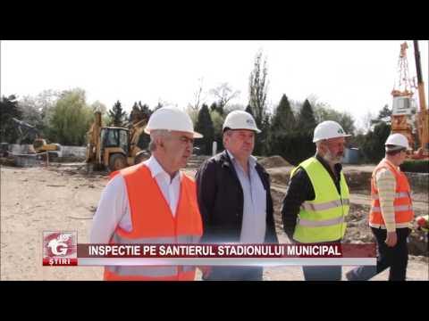 INSPECȚIE PE ȘANTIERUL STADIONULUI MUNICIPAL
