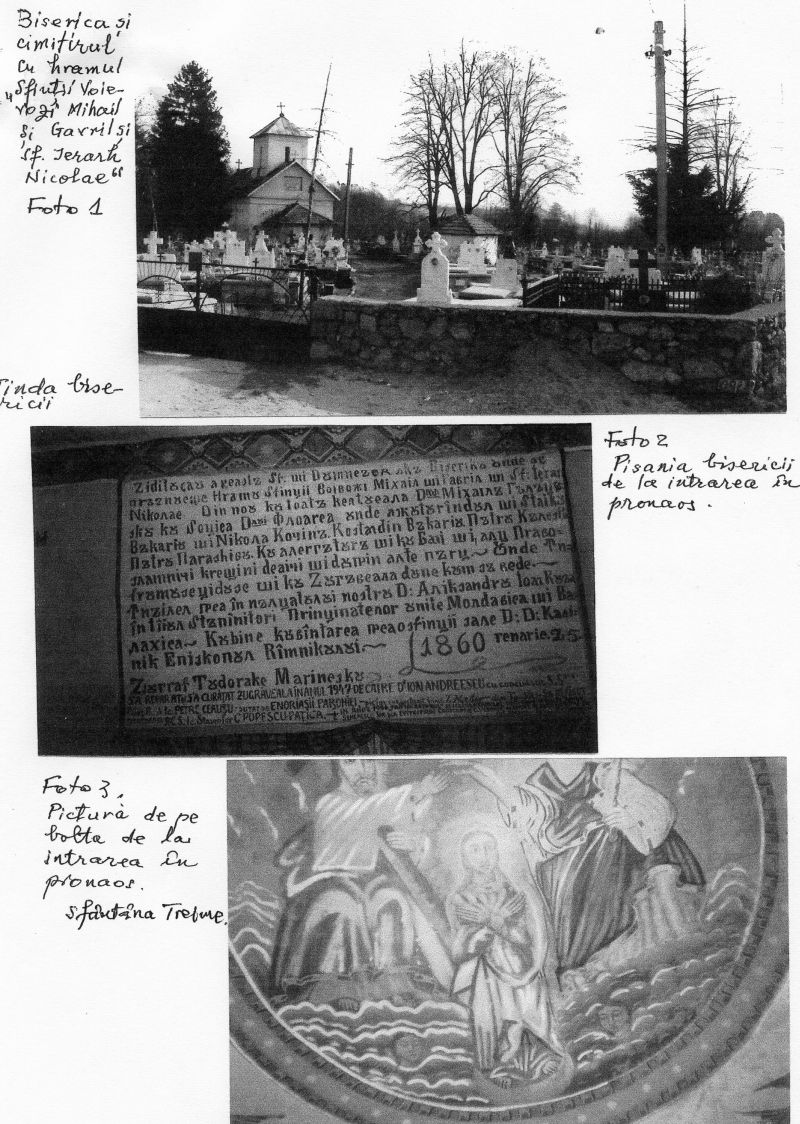 Biserica mare şi cimitirul din Vâneaţă,1860 (III)