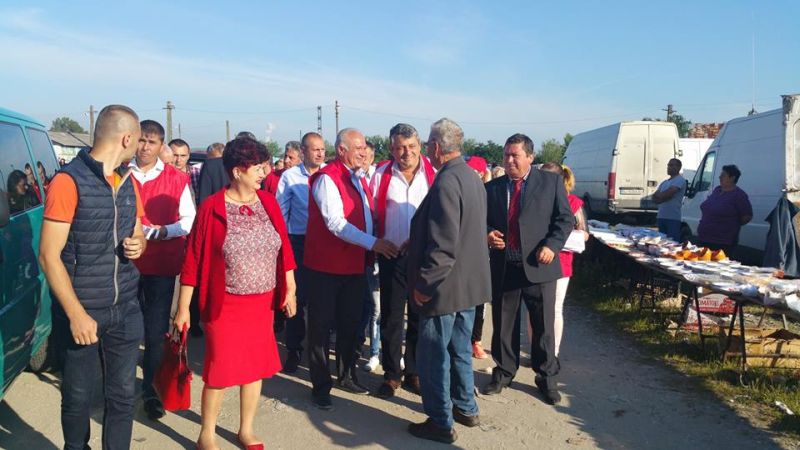 Gorjul votează PSD! Campanie intensă la Peșteana