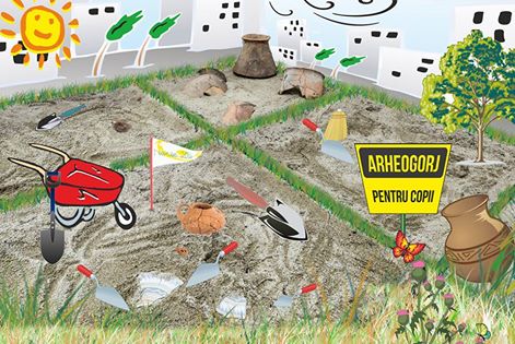 Copiii, inițiați în tainele arheologiei la muzeu