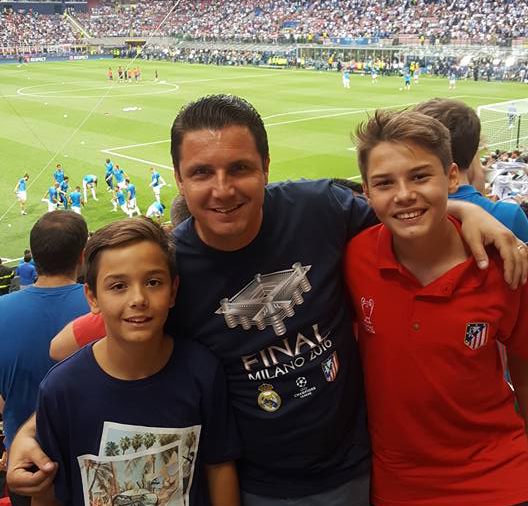 Edi și Narcis, la finala UEFA Champions League