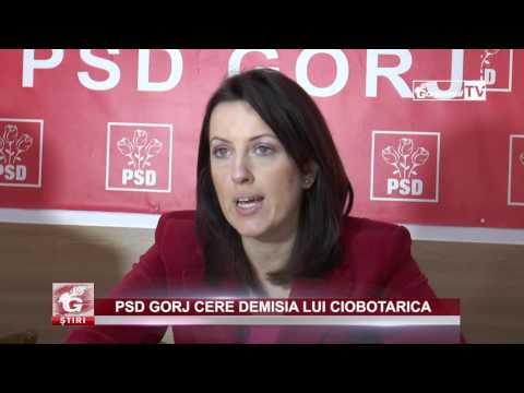 PSD GORJ CERE DEMISIA LUI CIOBOTĂRICĂ