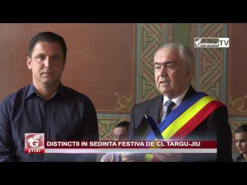 DISTINCȚII ÎN ȘEDINȚA FESTIVĂ DE CL TÂRGU-JIU