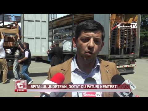 SPITALUL JUDEȚEAN, DOTAT CU PATURI NEMȚEȘTI