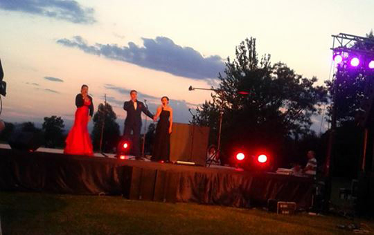 Spectacol de excepție la Coloana Infinitului