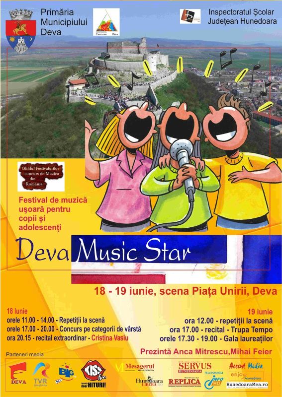 Patru copii din Gorj, în finala Festivalului ”Deva Music Star”