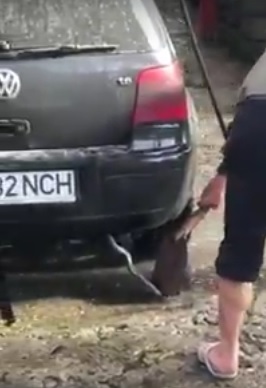 Cu șarpele la “plimbare”