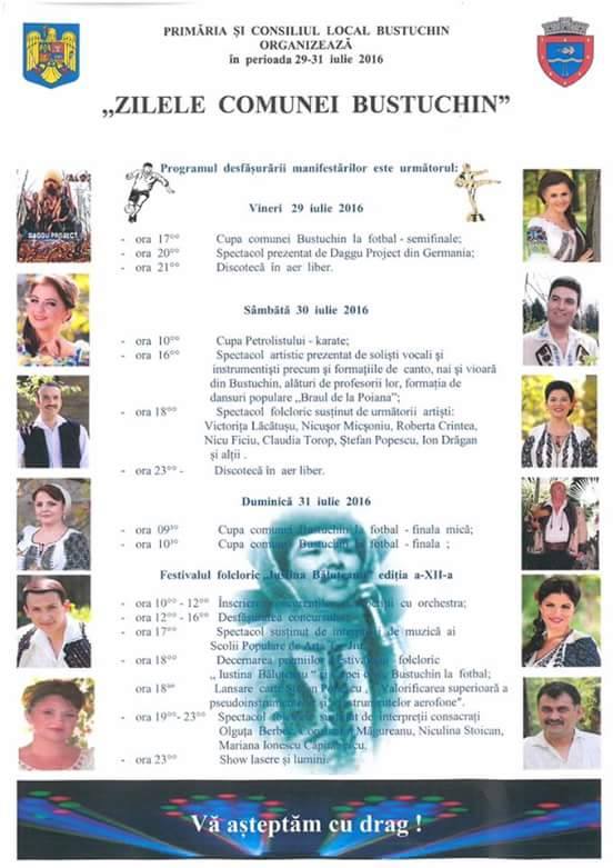 Încep Zilele comunei Bustuchin