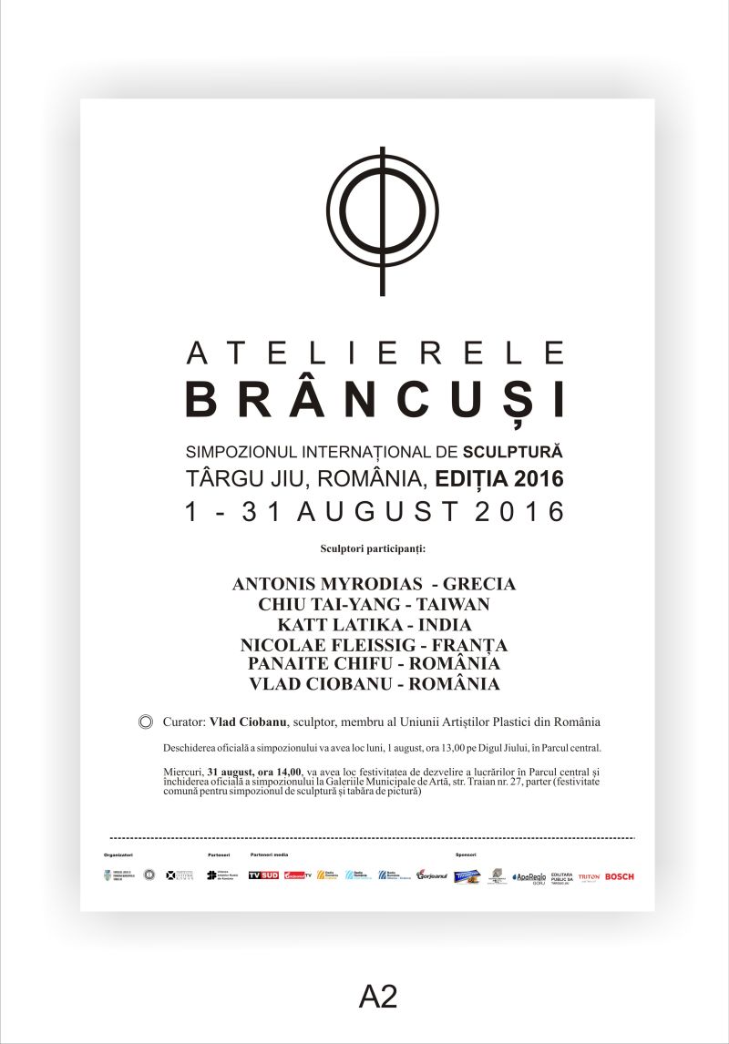 De luni, 1 august, demarează “Atelierele Brâncuşi”